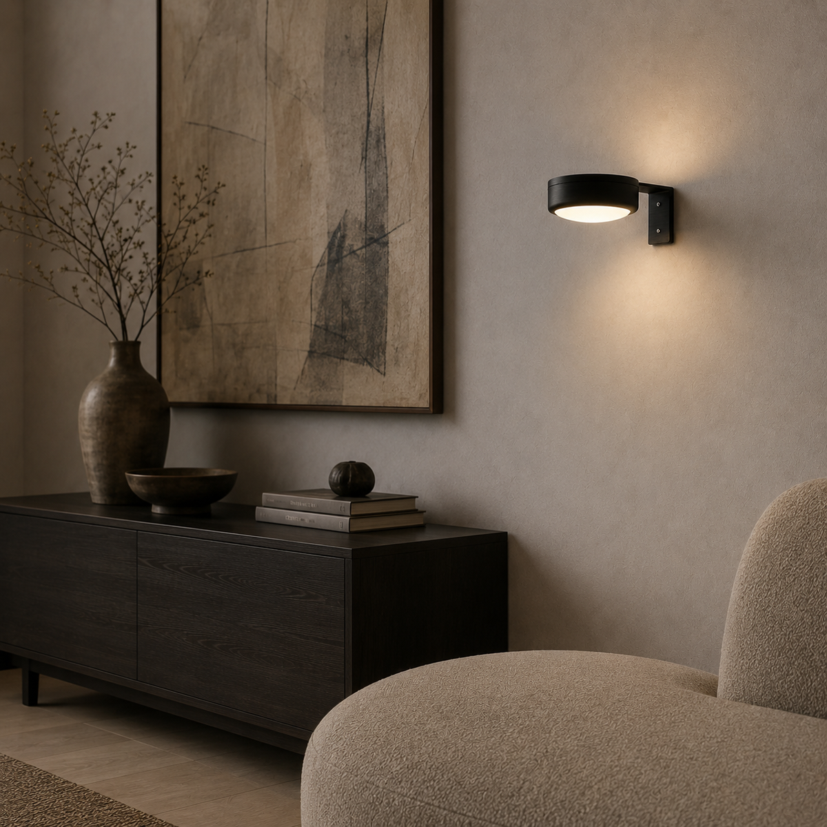 Modern Wall Lighting with a Soft Diffused Glow
