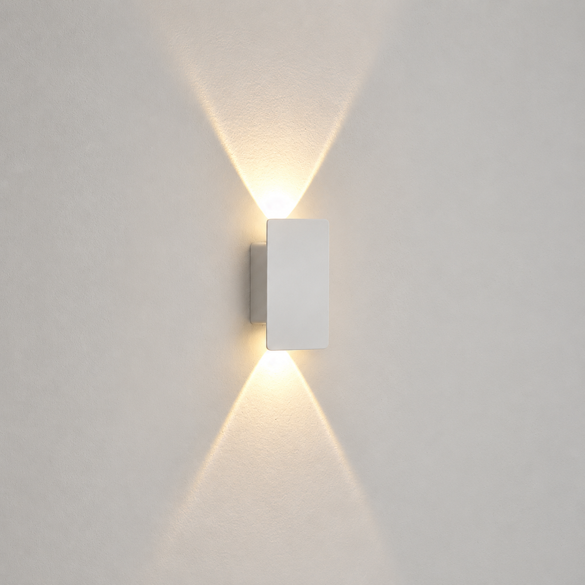 LED Outdoor Garden Wall Sconce 10cm White