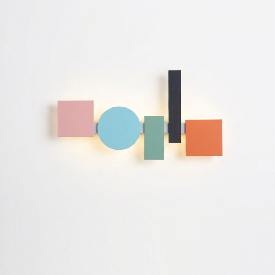 Color Block LED Wall Sconce