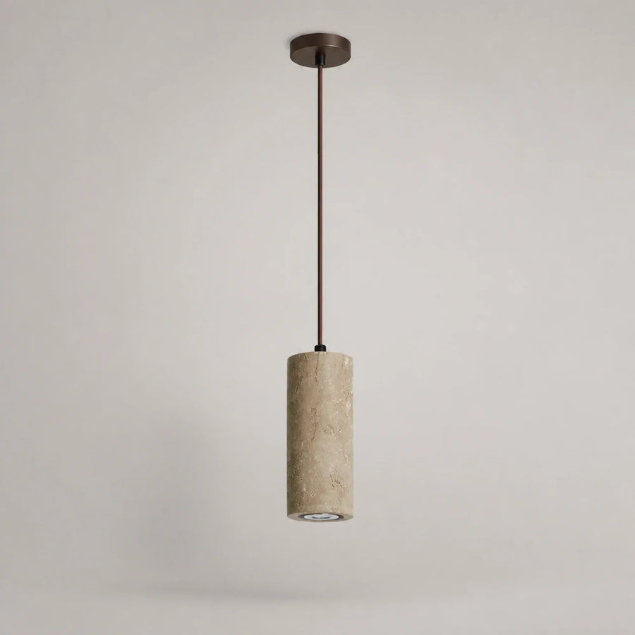 Travertine Stone Pendant Light