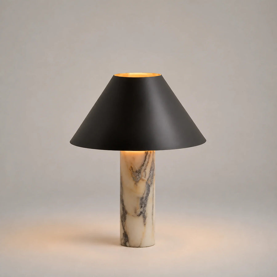Marble Cone Table Lamp