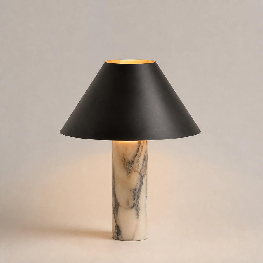 Marble Cone Table Lamp