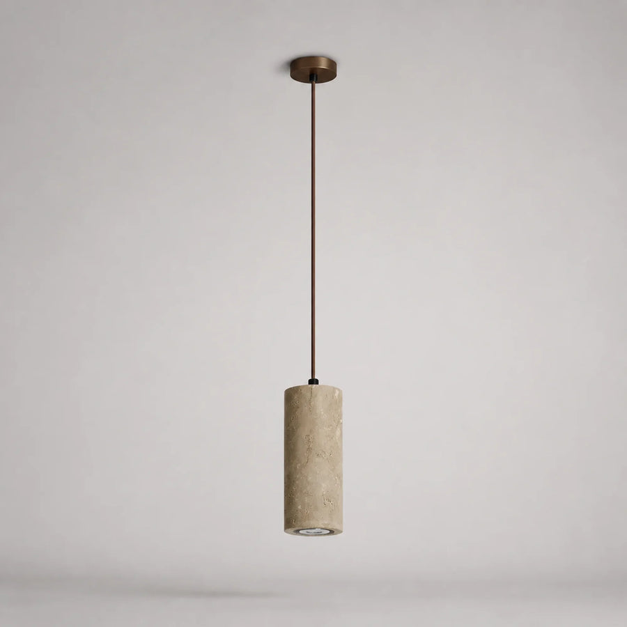 Travertine Stone Pendant Light