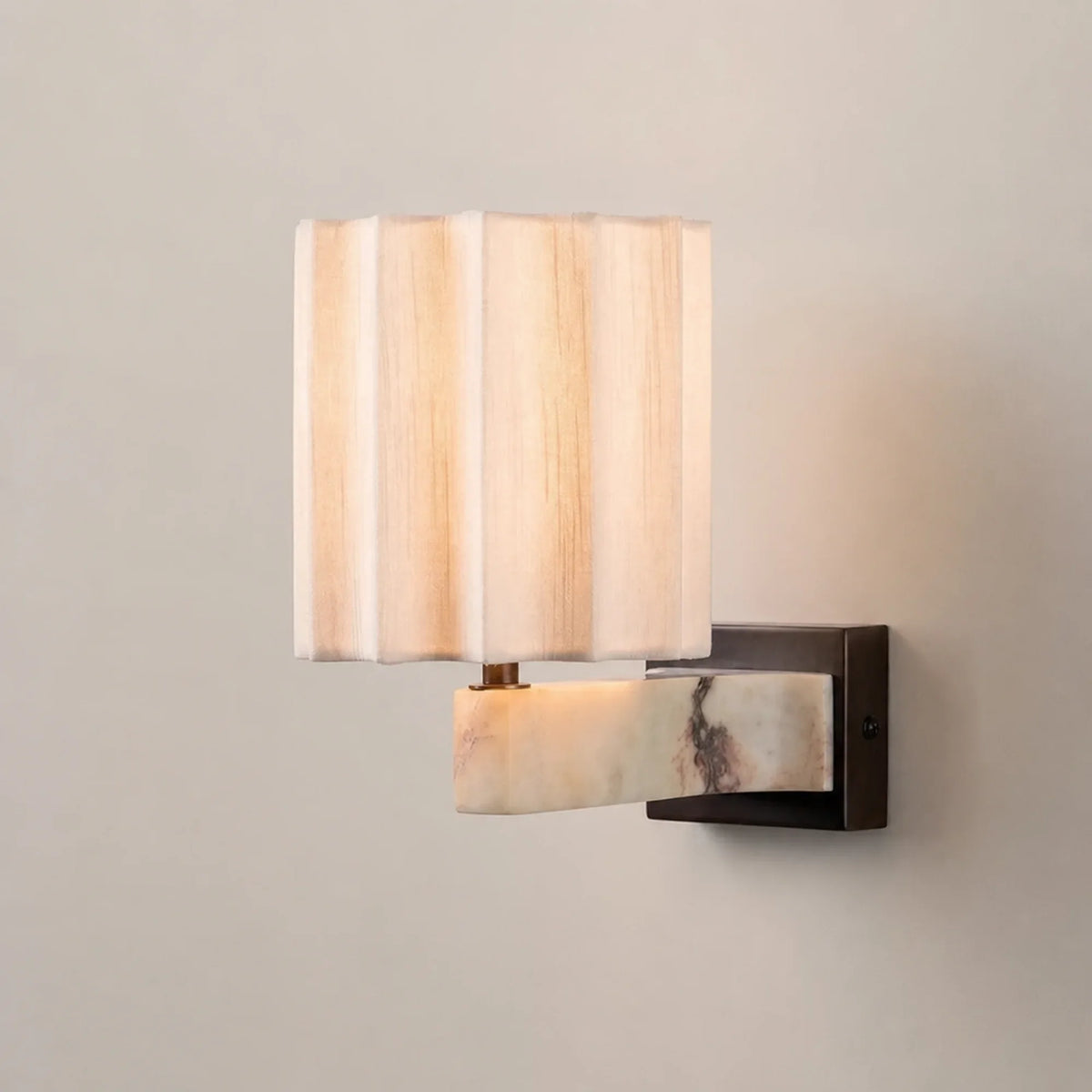 Soft Fabric Light on Stone