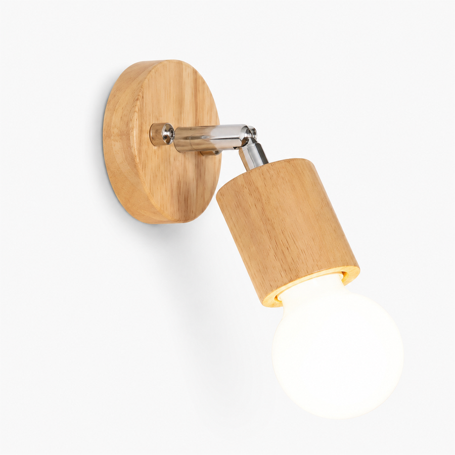 Nordic Wooden Rotating Ceiling Light