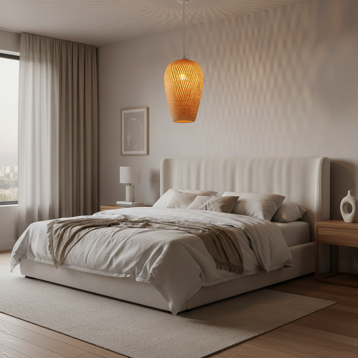 Warm Light Scattered Through Open Weave