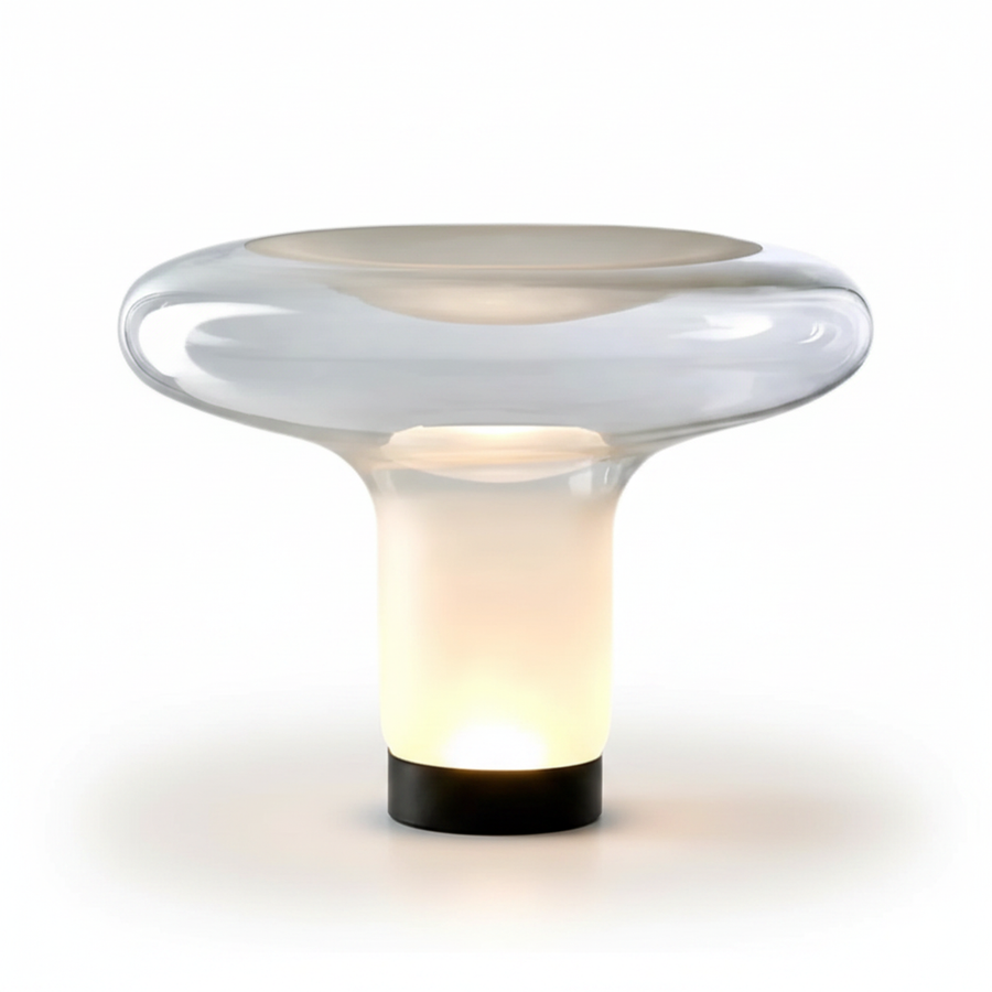 Modern Glass Mushroom Table Lamp