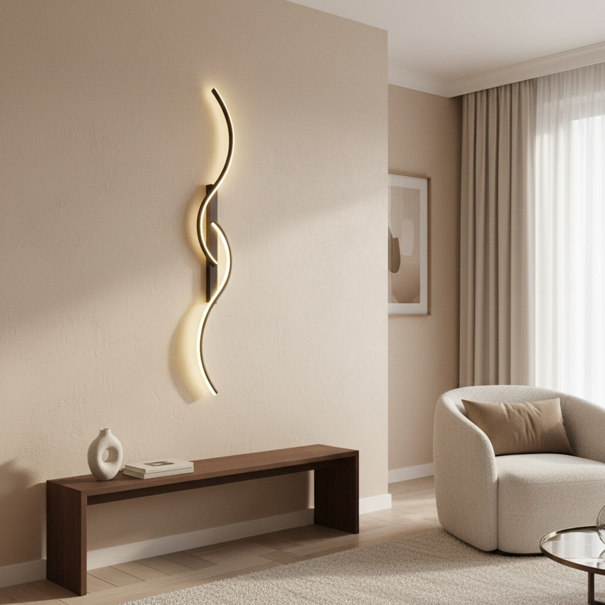 Curved Details and Light Placement
