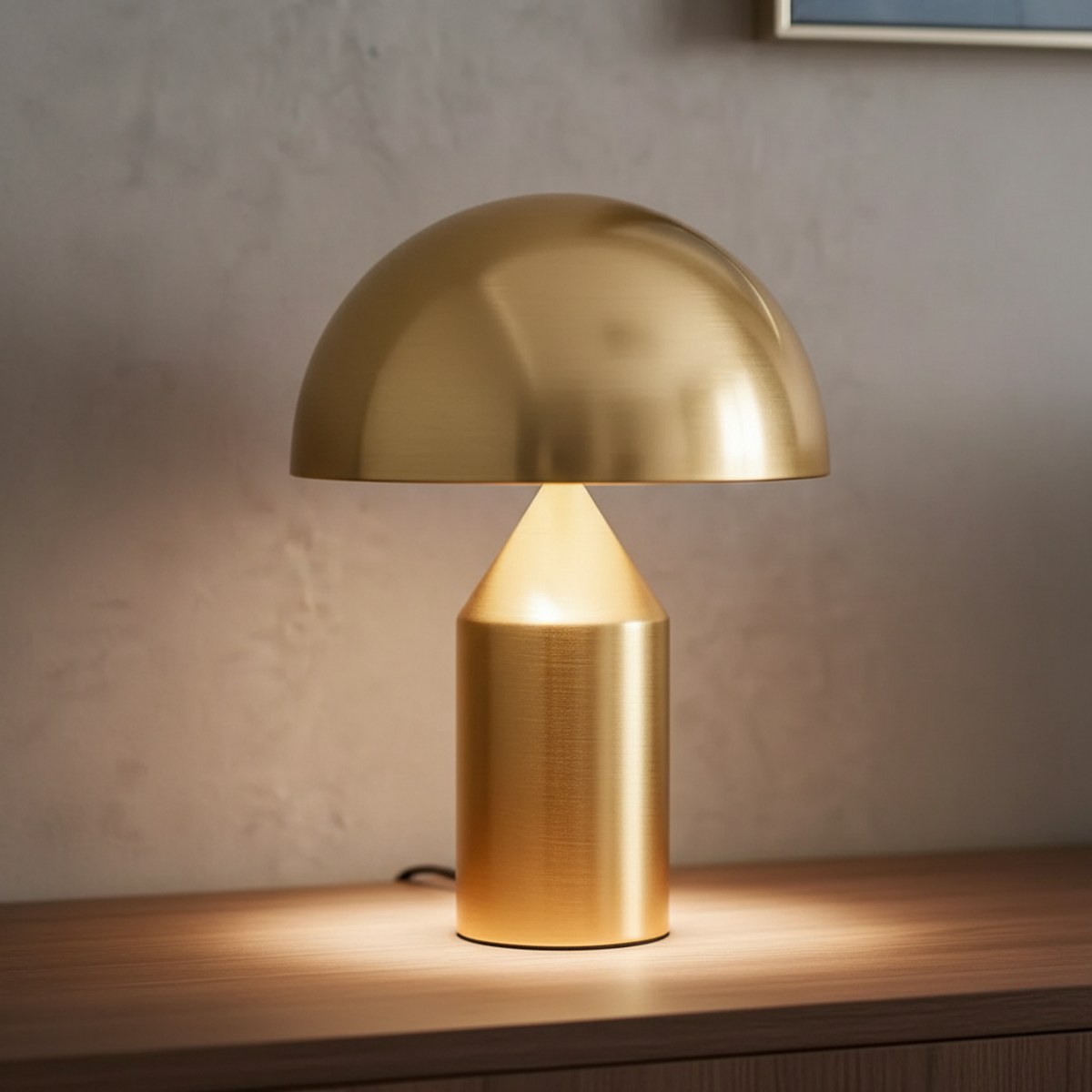 Gold Bedside Light Details
