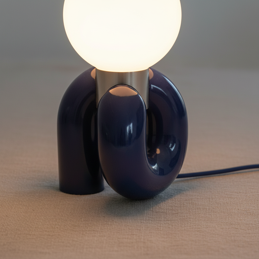Blue Rechargeable Touch Table Lamp