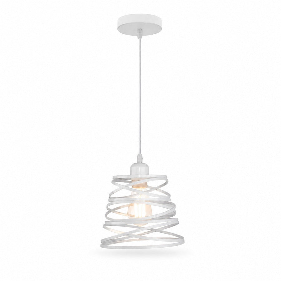 Spiral Metal Pendant Light