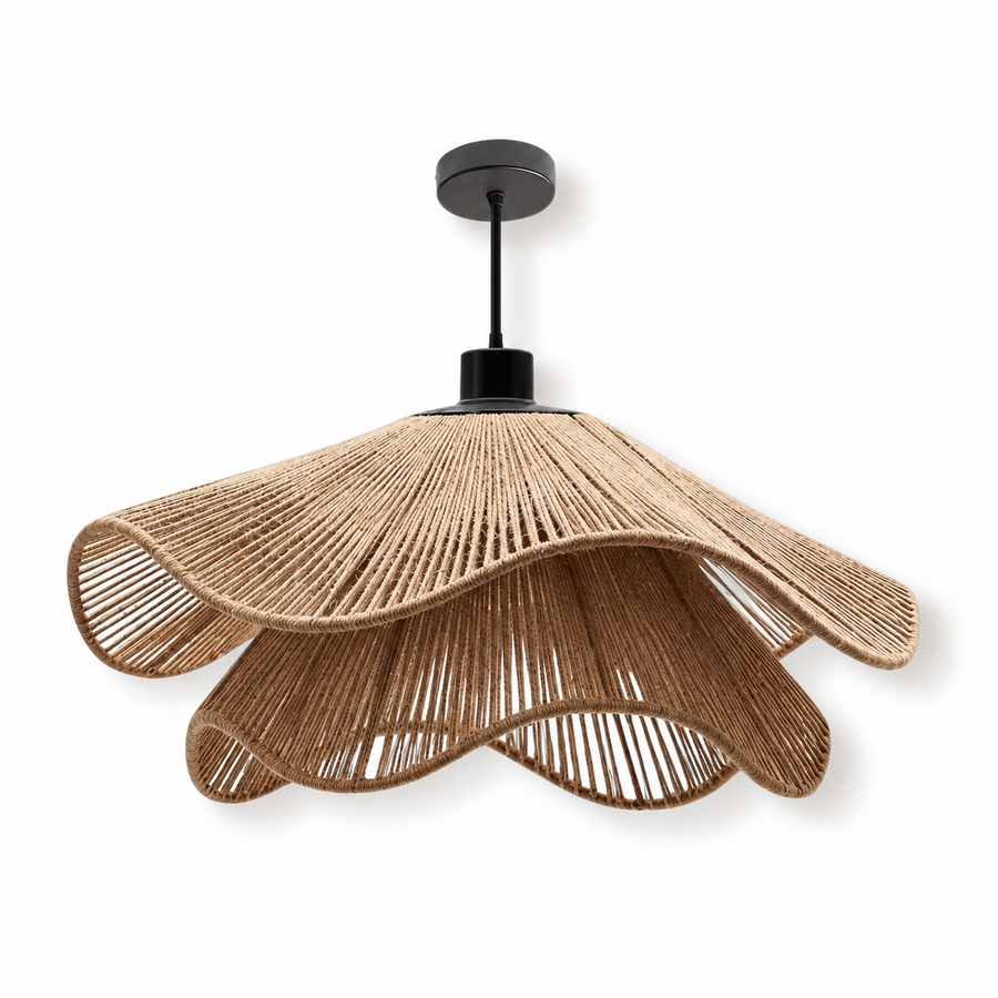 Two Tier Petal Flower Pendant Light