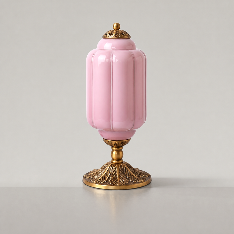 Textured Glass Table Lamp