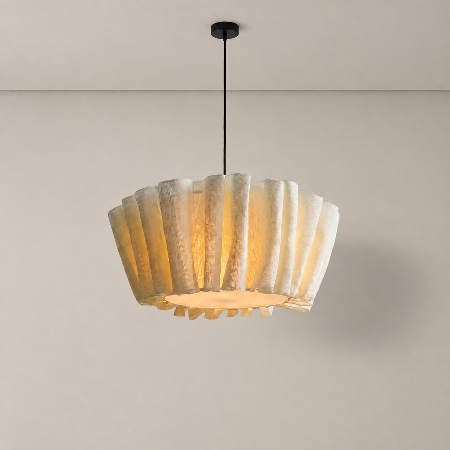 Handmade Fabric Pendant Light