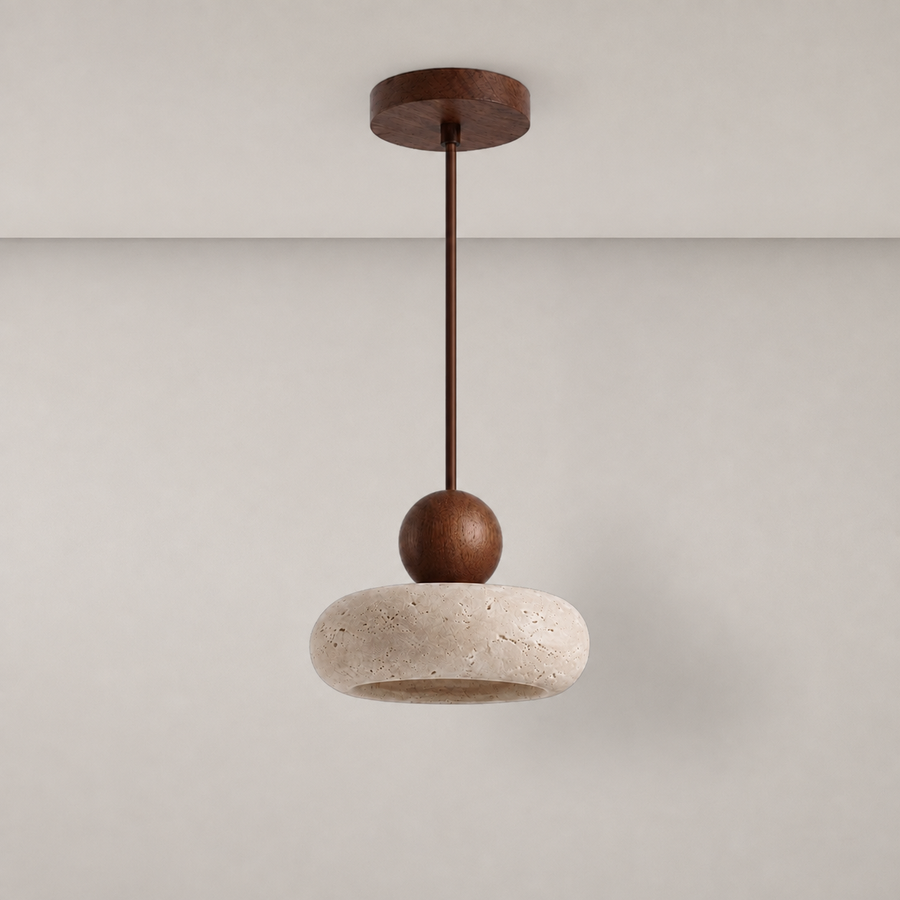 Natural Stone Pendant Light