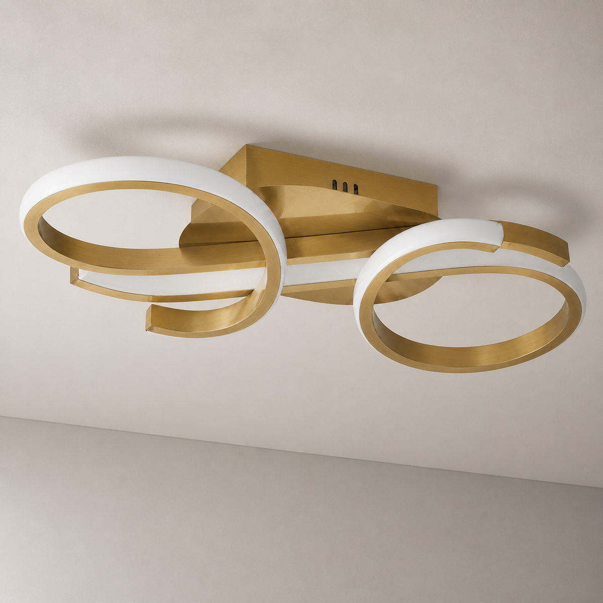 Gold Loop LED Ceiling Light