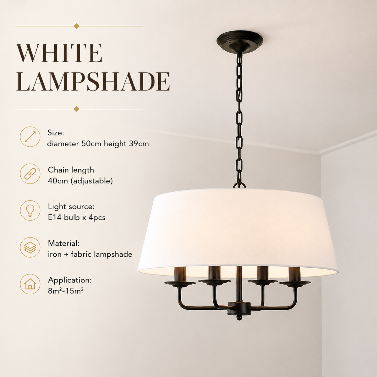 Dimmable LED Ceiling Light – Beaumont