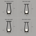 Modern Outdoor Pathway Lantern Light