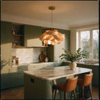 Woven Wood Pendant Light