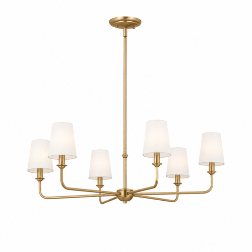 6-Light Modern Ceiling Light Chandelier