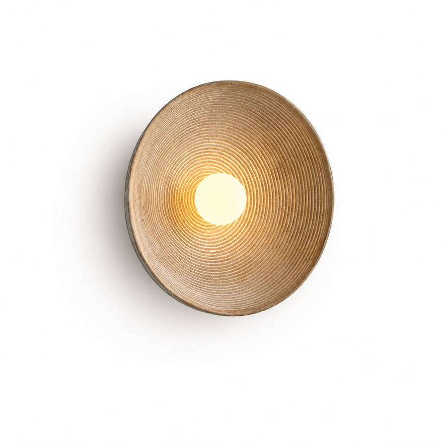 Woven Disc Wall Sconce