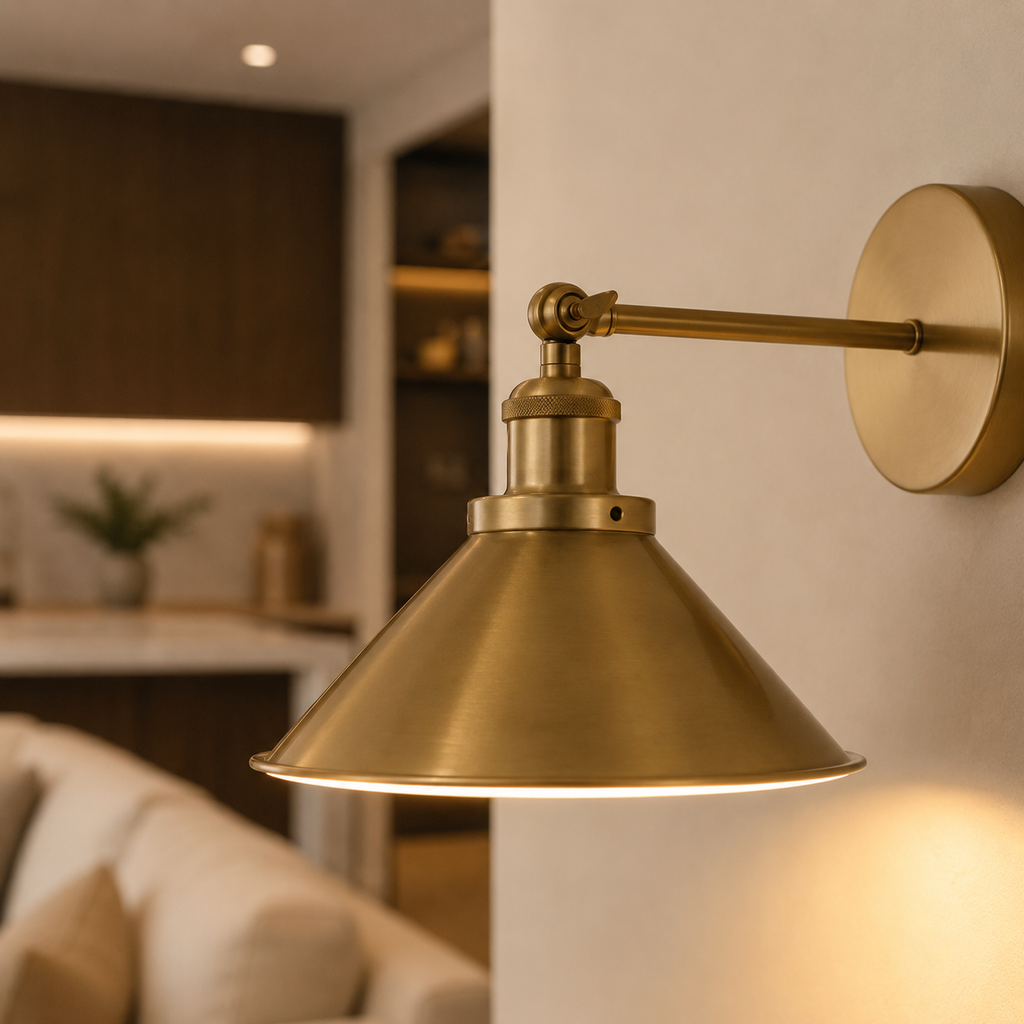 Industrial Cone Wall Sconce