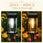 Solar LED Outdoor Pathway Light Pack of 10