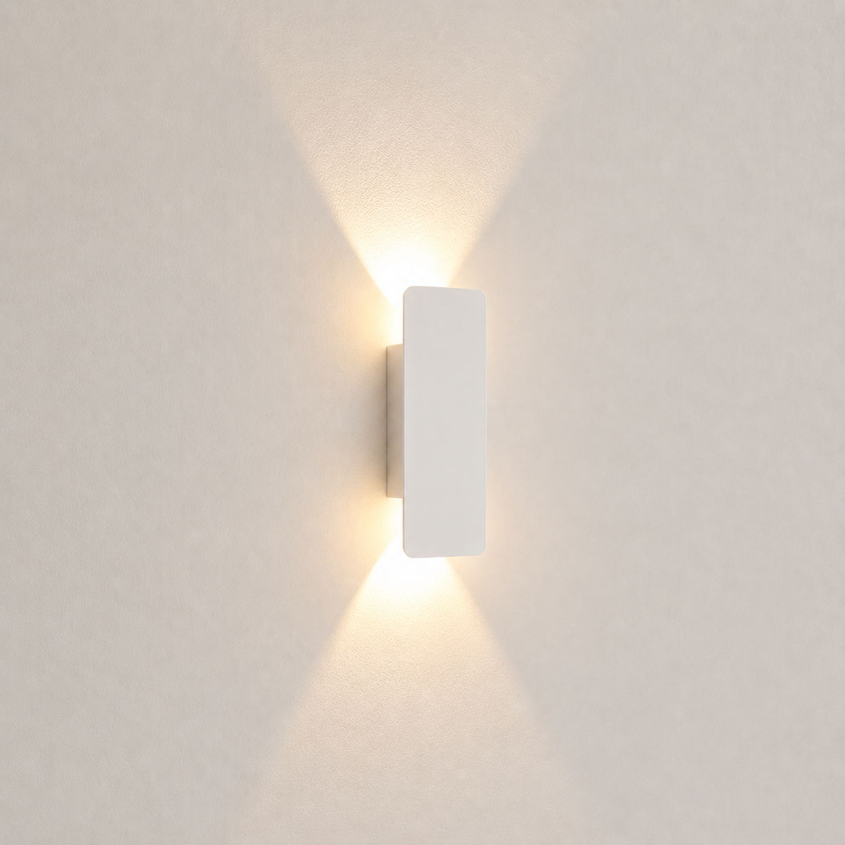 LED Outdoor Garden Wall Sconce 20cm White