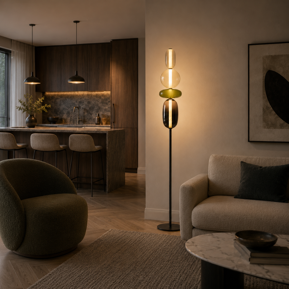 Large LED Floor Lamp