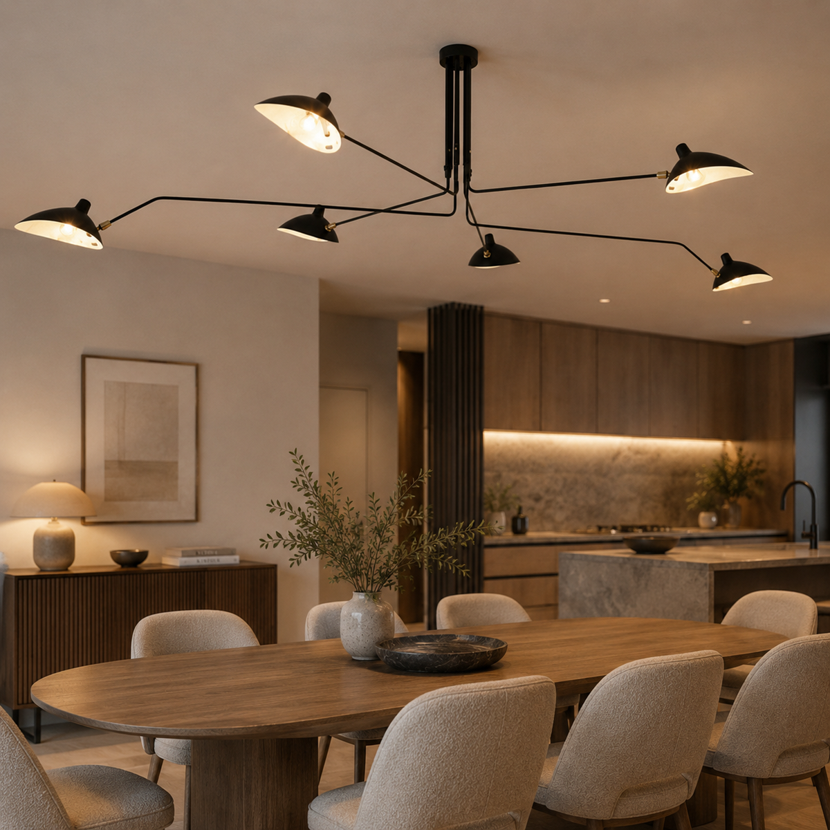 6-Light Ceiling Light