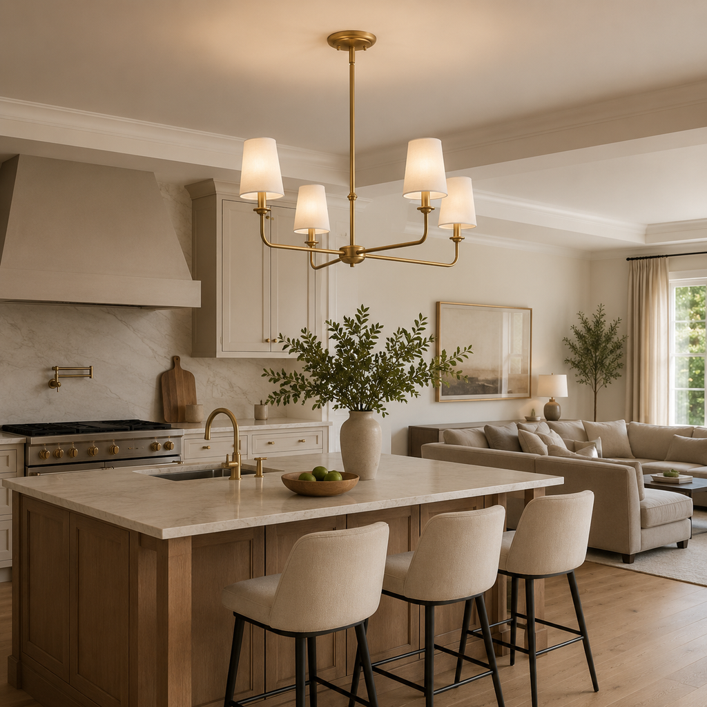 4-Light Ceiling Light Chandelier