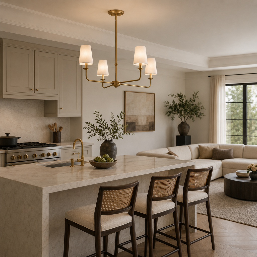 4-Light Ceiling Light Chandelier