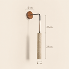 Pull Chain Modern Wall Sconce – Atlas
