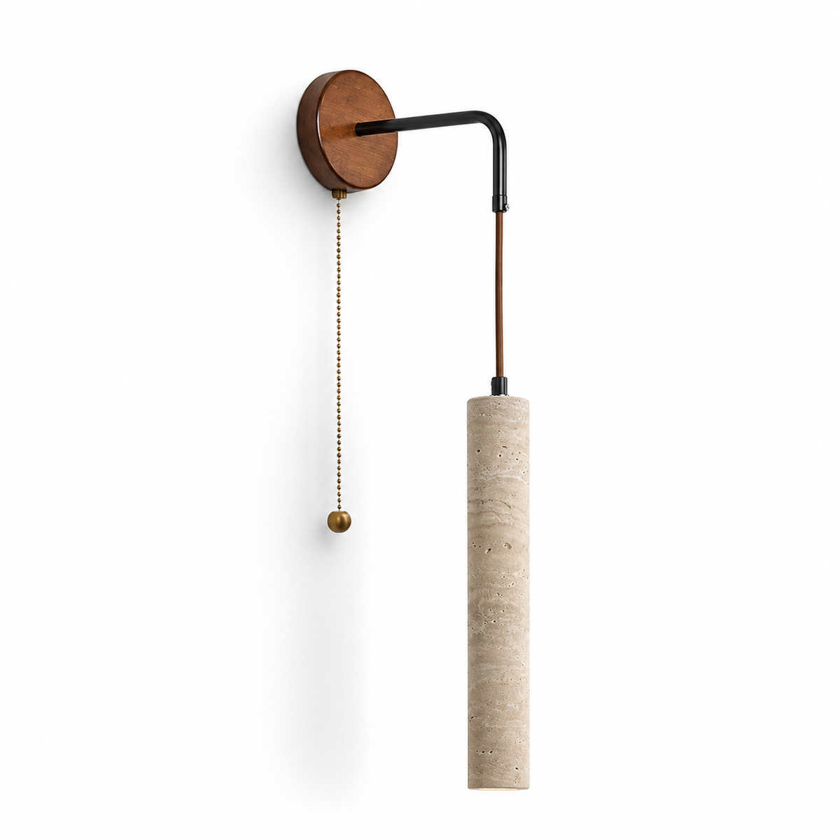 Pull Chain Modern Wall Sconce – Atlas