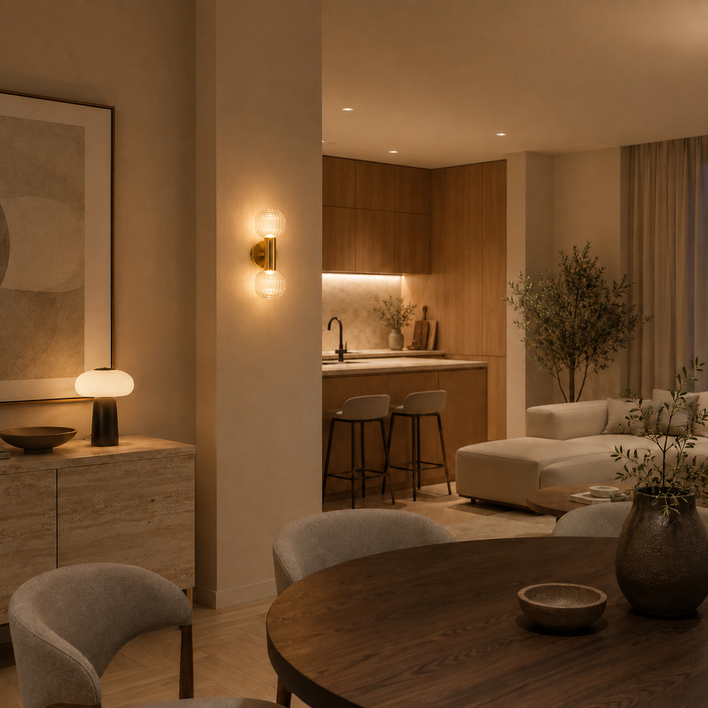 Modern Glass Wall Sconce