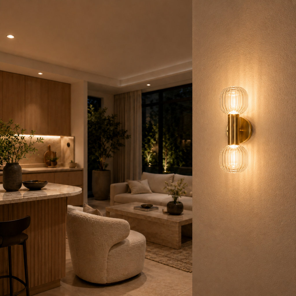 Modern Glass Wall Sconce