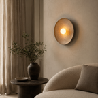 Woven Disc Wall Sconce