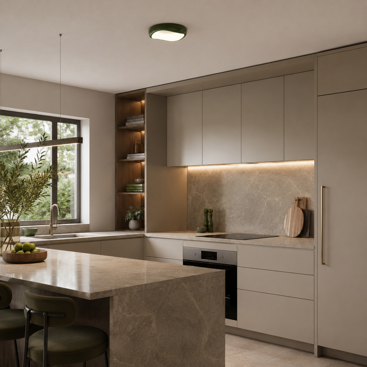 Pebble Flush Mount Ceiling Light