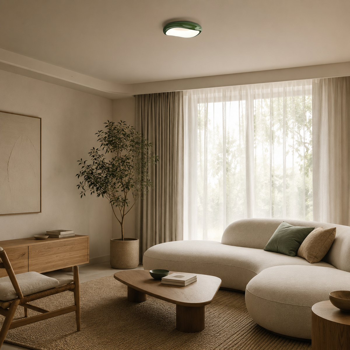 Pebble Flush Mount Ceiling Light
