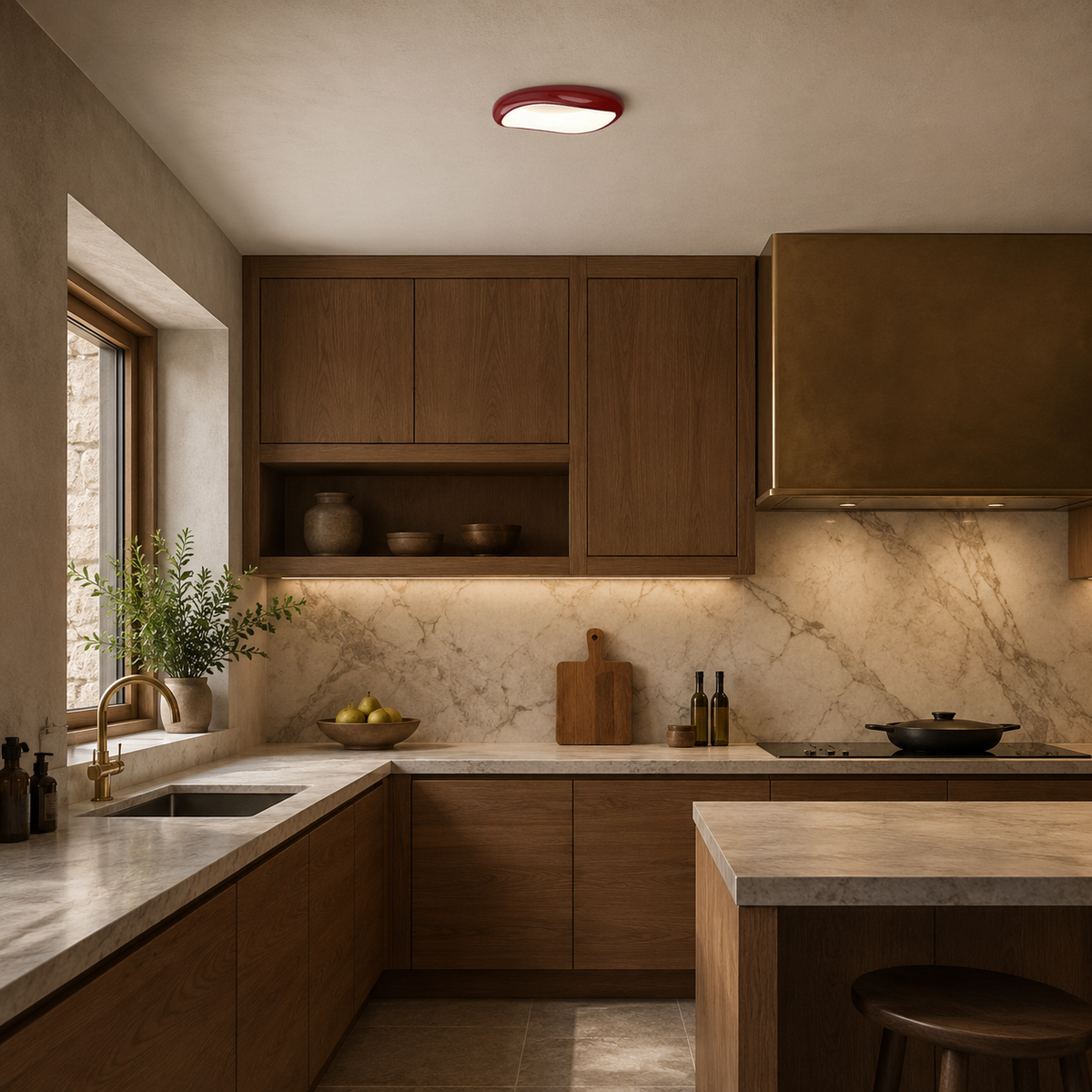 Pebble Flush Mount Ceiling Light
