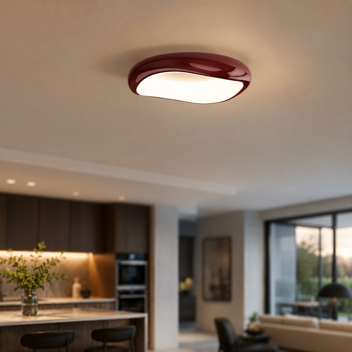Pebble Flush Mount Ceiling Light