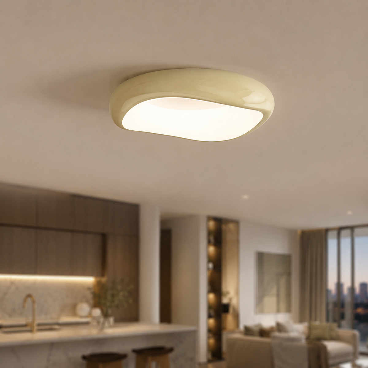Pebble Flush Mount Ceiling Light