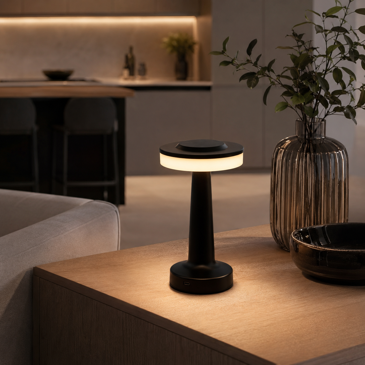 Rechargeable UFO Table Lamp
