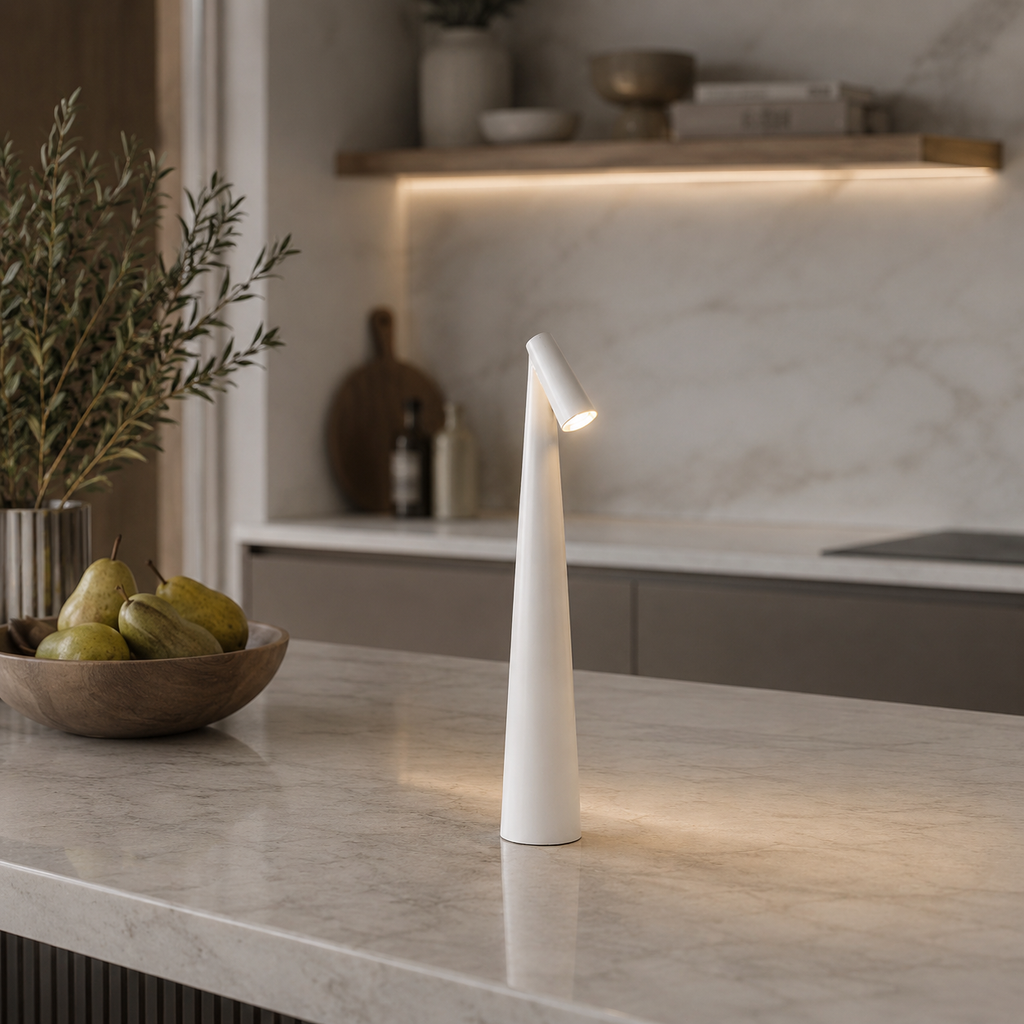 Modern Rechargeable Cone Table Lamp
