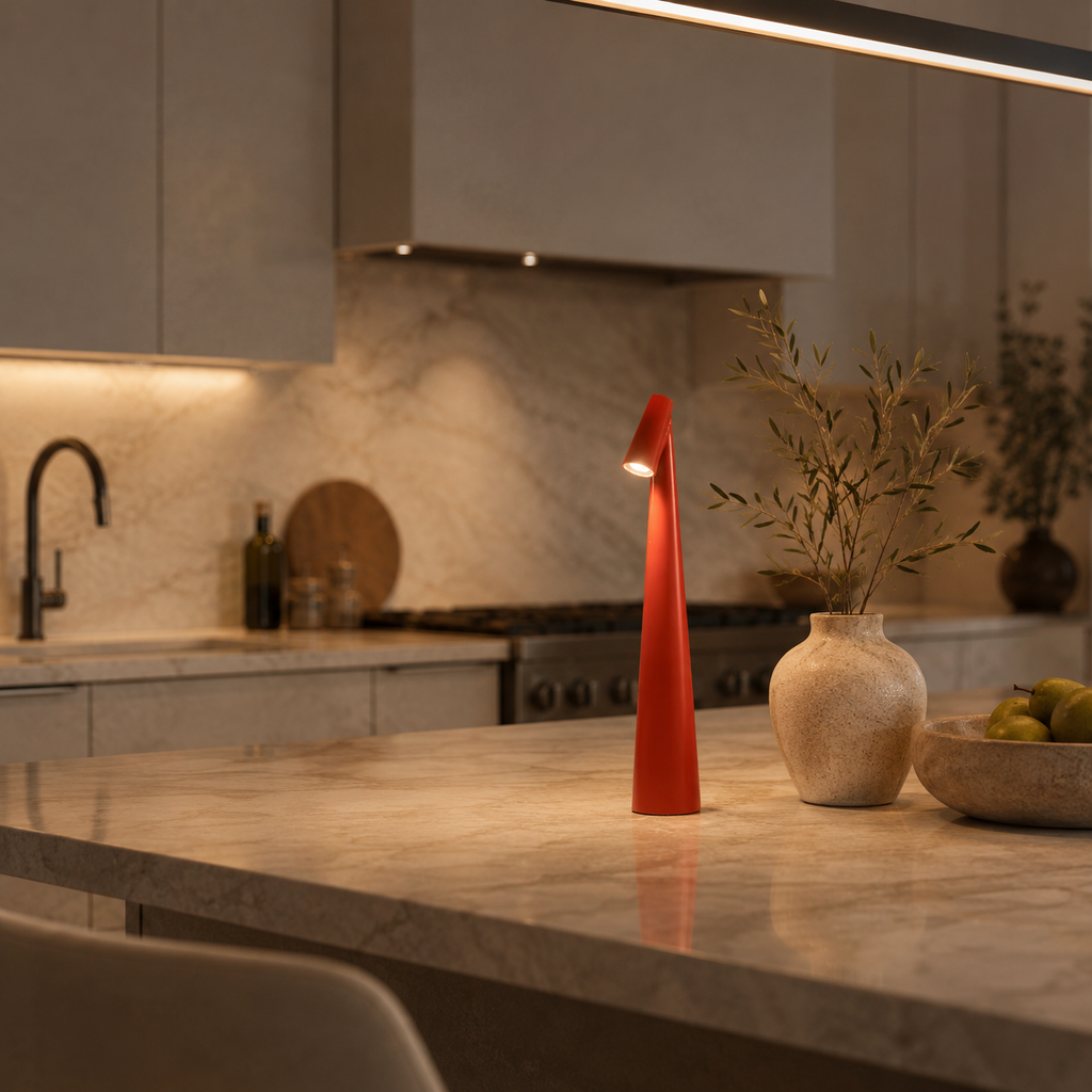 Modern Rechargeable Cone Table Lamp