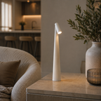 Modern Rechargeable Cone Table Lamp