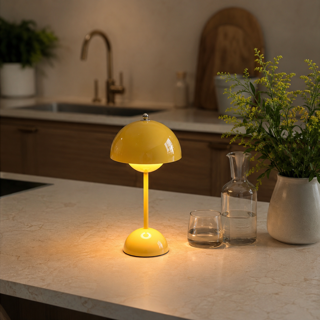 Modern Mushroom Rechargeable Table Lamp
