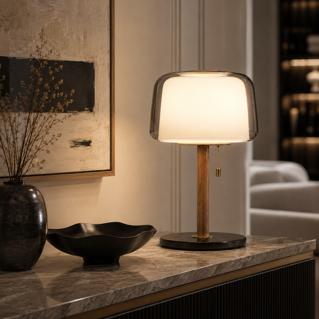 Nordic Glass Table Lamp