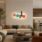 Color Block LED Wall Sconce