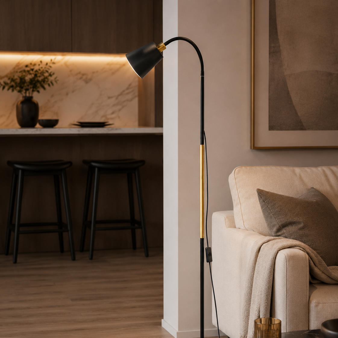 Modern Adjustable Floor Lamp
